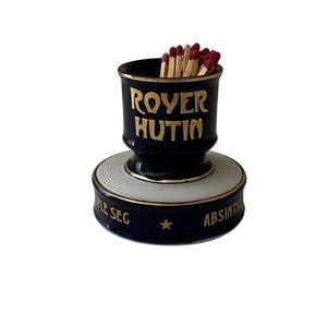 Sold antique Match Striker Royer Hutin French Cafe